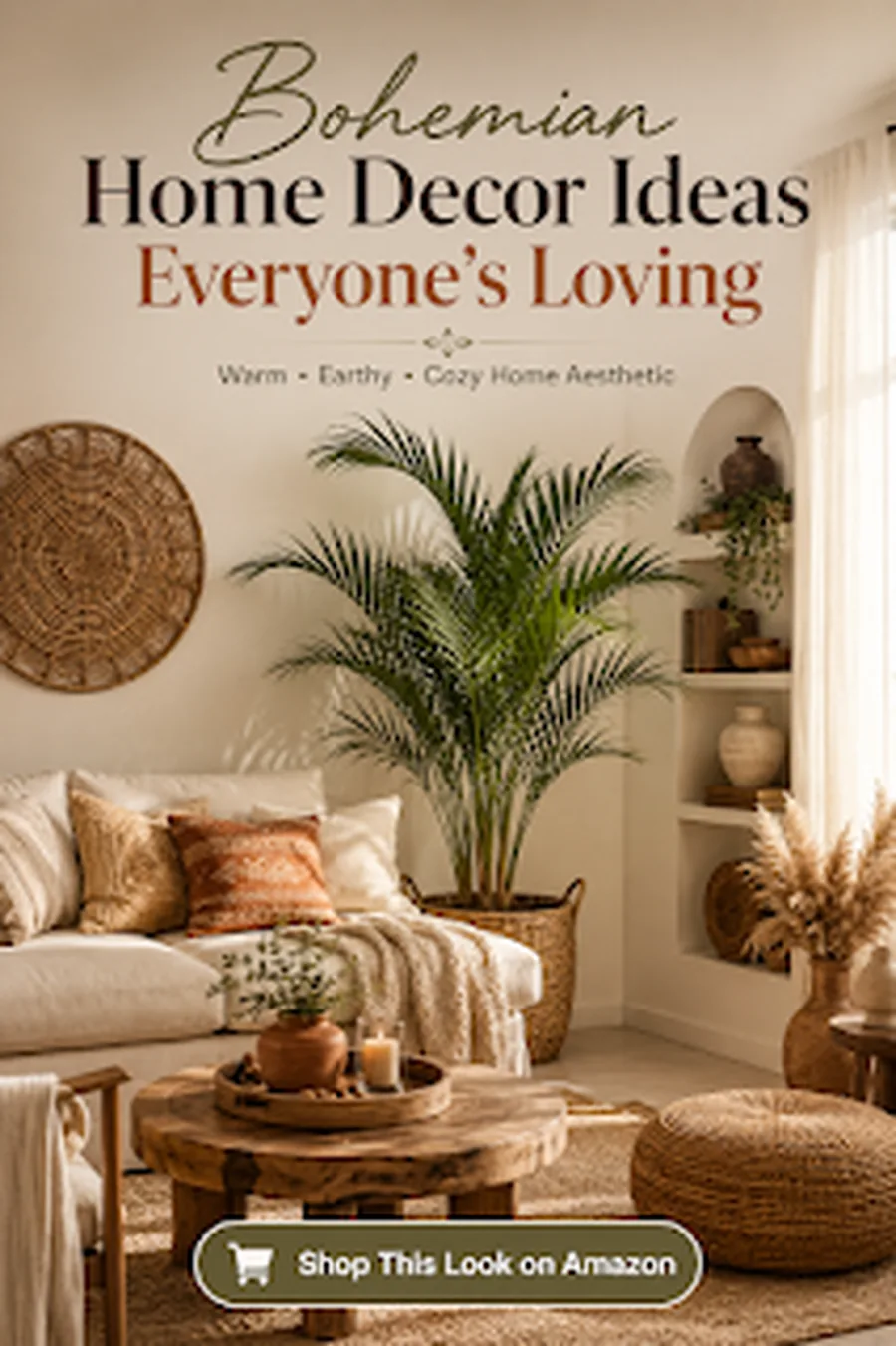 Large faux Majesty Palm in a woven basket